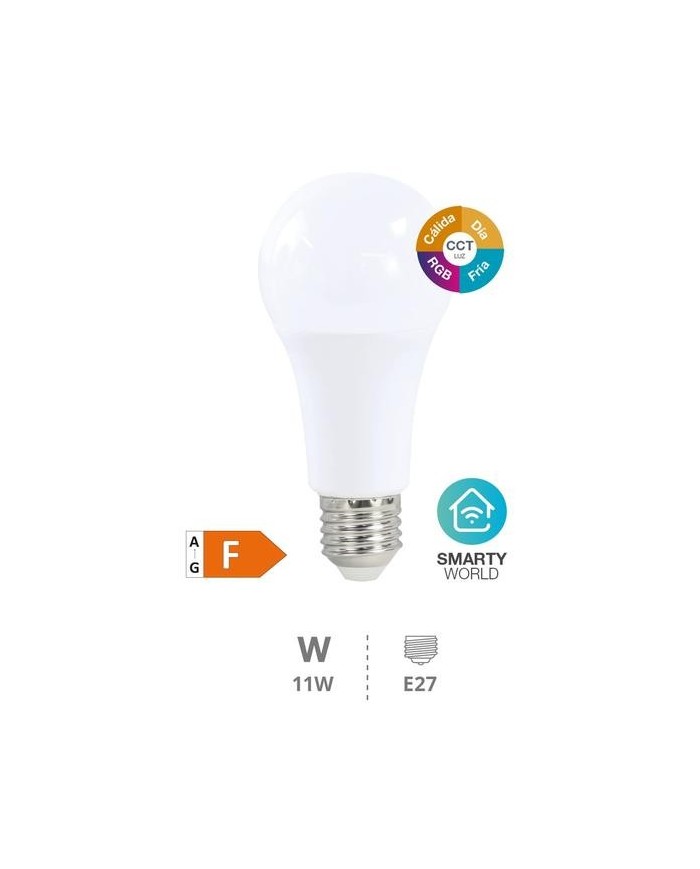 BOMBILLA LED GSC INTELIGENTE WIFI Y BLUETOOTH 11W E27 2700-6500K 200651018