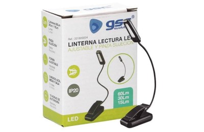 LINTERNA LECTURA LED PINZA SUJECCION GSC