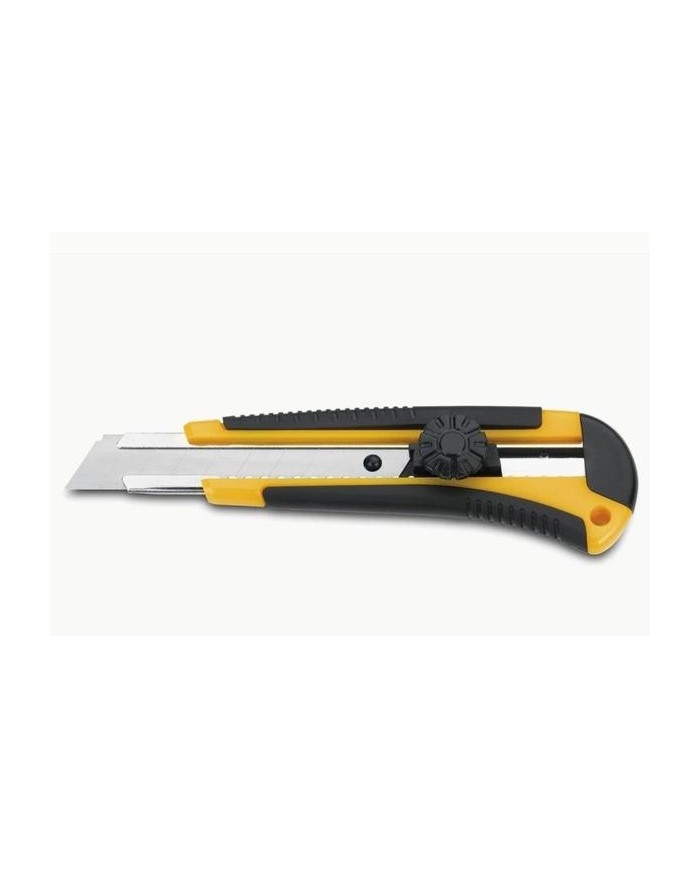 CUTTER 3 CLAVELES CON RUEDA DE BLOQUEO BIMATERIAL 18 MM. 00211