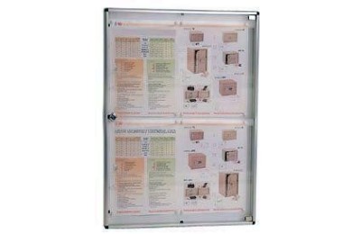 TABLON ANUNCIOS BTV PLATA V2 67X46X3,5CM