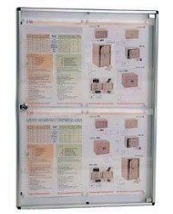 TABLON ANUNCIOS BTV PLATA V2 67X46X3,5CM