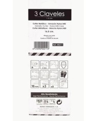 CUTTER 3 CLAVELES CON RUEDA DE BLOQUEO BIMATERIAL 18 MM. 00211