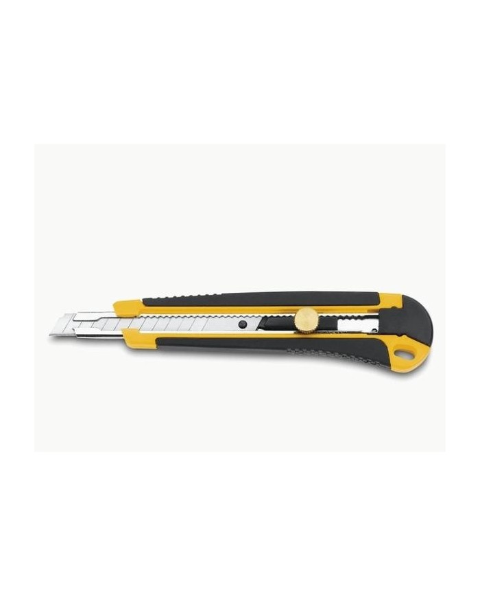 CUTTER 3 CLAVELES CON RUEDA DE BLOQUEO BIMATERIAL 9 MM. 00212