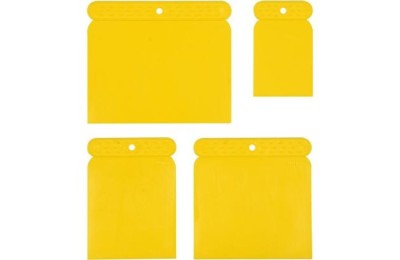 ESPATULA CARROCERO VOREL PLASTICO. (JUEGO 4 PZAS.)