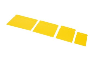 ESPATULA CARROCERO VOREL PLASTICO. (JUEGO 4 PZAS.)