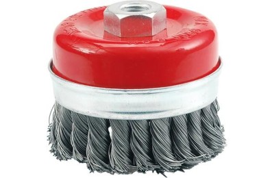 CEPILLO VOREL ACERO COPA TRENZADO 80 MM.