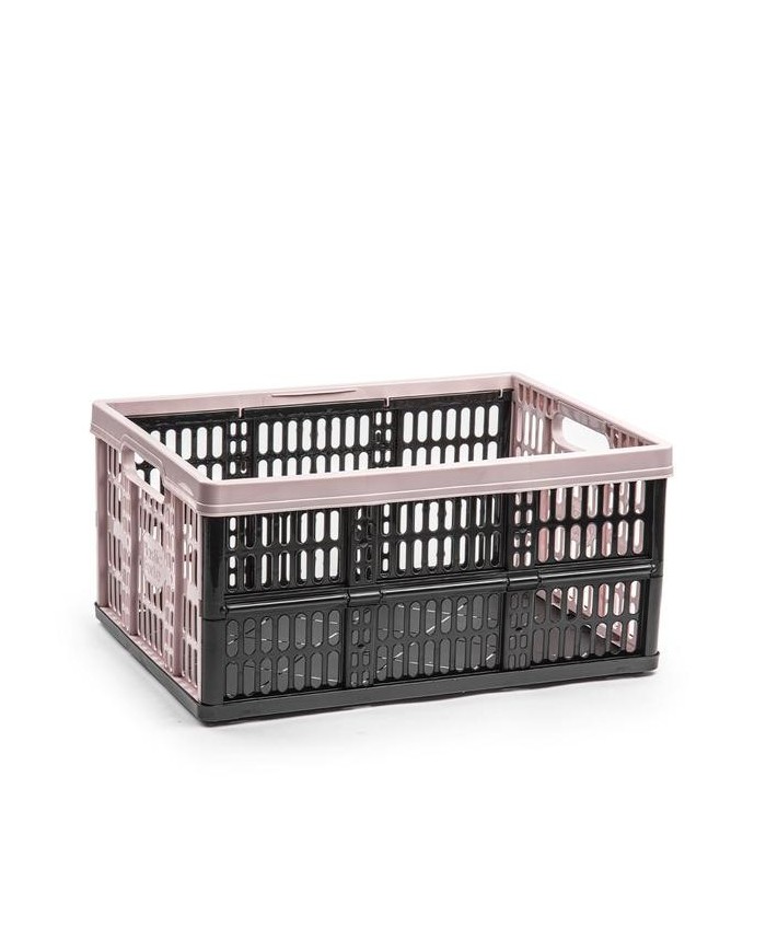 CAJA ALMACENAJE PLASTICFORTE PLEGABLE 48X35X23 CM VRM