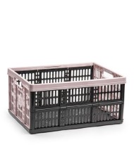 CAJA ALMACENAJE PLASTICFORTE PLEGABLE 48X35X23 CM VRM