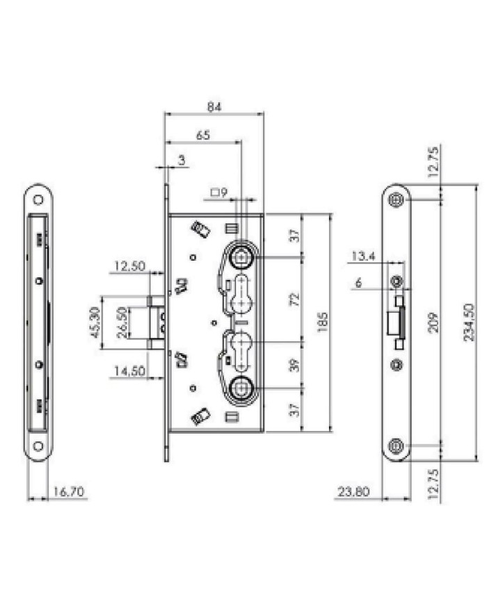 CERRADURA ISEO P-CORTAFUEGOS 216129654I