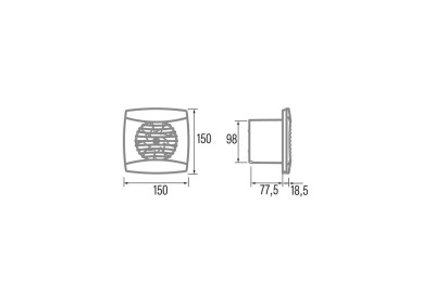 EXTRACTOR CATA DE HUMO HOGAR MODELO UC-10 STD