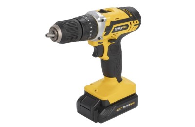 TALADRO PERCUTOR POWERPLUS 20V 2BAT 2Ah POWX00840 53 ACCESORIOS