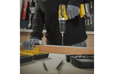 TALADRO PERCUTOR POWERPLUS 20V 2BAT 2Ah POWX00840 53 ACCESORIOS