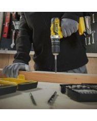 TALADRO PERCUTOR POWERPLUS 20V 2BAT 2Ah POWX00840 53 ACCESORIOS