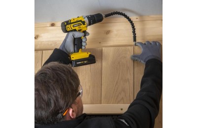 TALADRO PERCUTOR POWERPLUS 20V 2BAT 2Ah POWX00840 53 ACCESORIOS