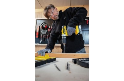 TALADRO PERCUTOR POWERPLUS 20V 2BAT 2Ah POWX00840 53 ACCESORIOS