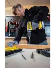 TALADRO PERCUTOR POWERPLUS 20V 2BAT 2Ah POWX00840 53 ACCESORIOS