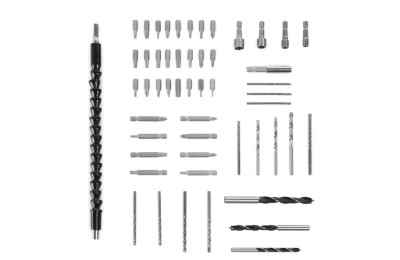 TALADRO PERCUTOR POWERPLUS 20V 2BAT 2Ah POWX00840 53 ACCESORIOS