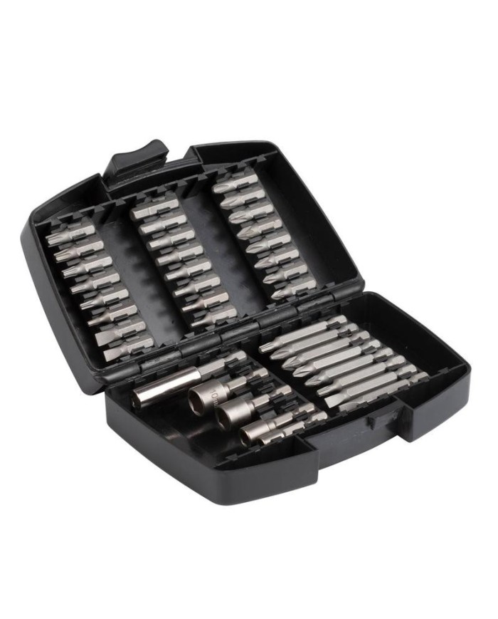 TALADRO PERCUTOR POWERPLUS 20V 2BAT 2Ah POWX00840 53 ACCESORIOS