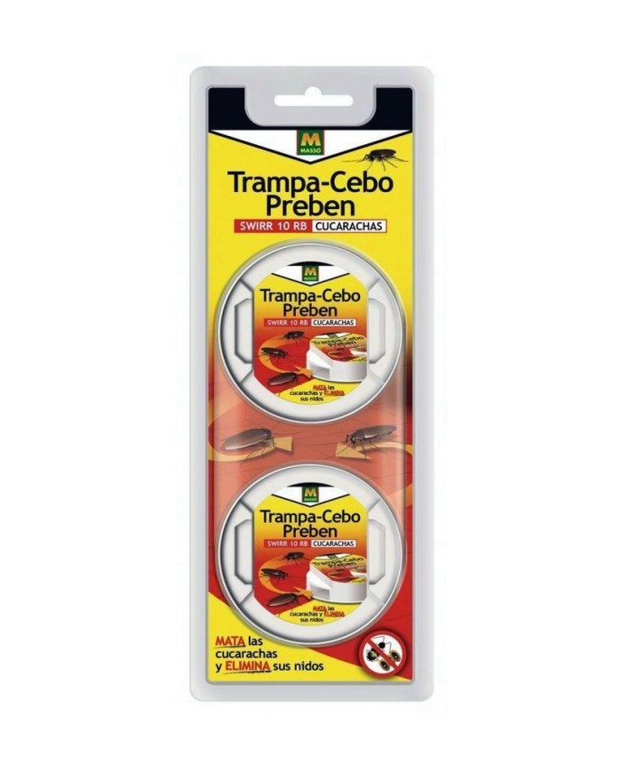TRAMPA CEBO CUCARACHAS 2 UDS. MASSO
