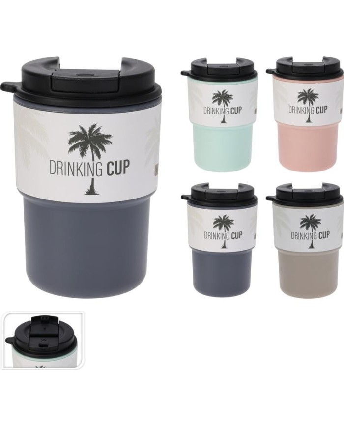 VASO PARA LLEVAR KOOP CON TAPA 290ML. 101004530