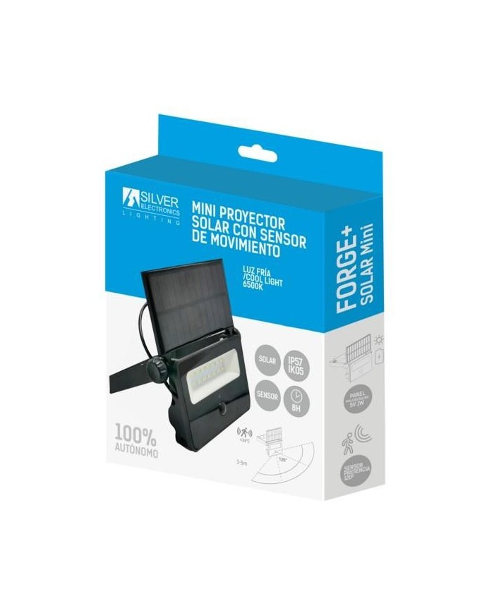 FOCO MINI SOLAR VARTA CON SENSOR 8W. 6500K