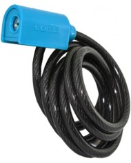 CABLE CANDADO ESPIRAL LUMA 150X1,2CM.COMBINACION