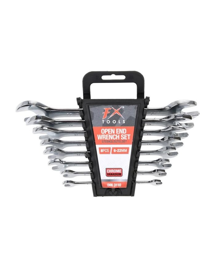 LLAVE FIJA FXTOOLS 6-22MM. FXTOOLS JUEGO 8 PZAS.      A41000100