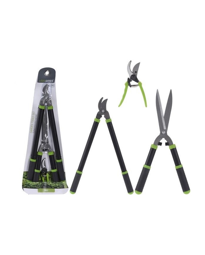 JUEGO 3 TIJERAS  20,40,60CMS. GARDEN TOOLS