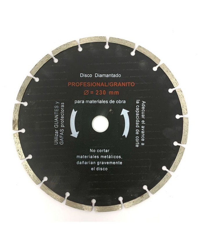 DISCO DIAMANTE SEGMENTADO MEDID 230 SP