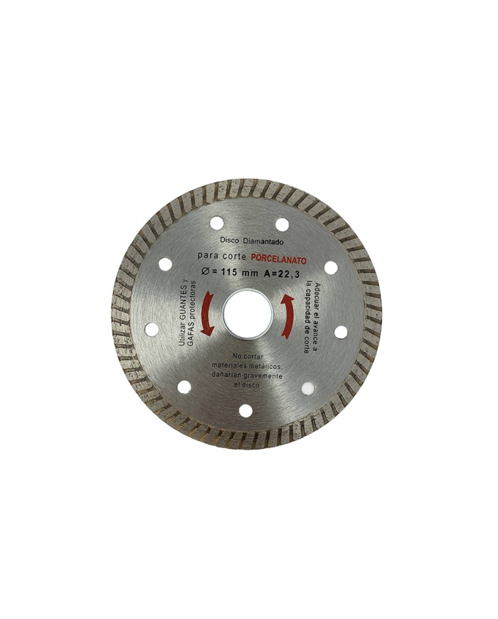 DISCO DIAMANTE PORCELANICO MEDID 115 CDC