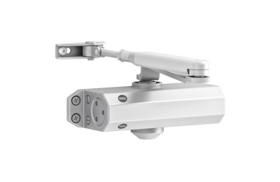 CIERRAPUERTAS YALE 3500-0004-50 CON RETENEDOR BLANCO (HOJA 110CM-80 KG).