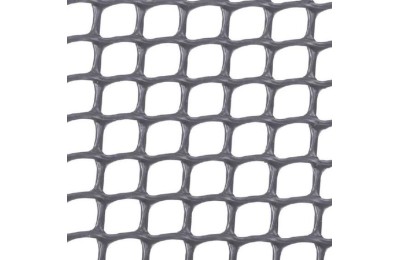 MALLA PLASTICO GRIS 9X9...