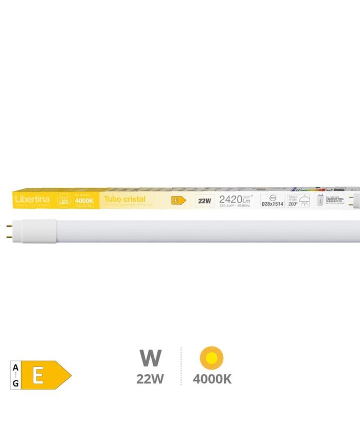 TUBO LED GSC 22W. 4000K. 150CMS. SIN CEBADOR 200815033