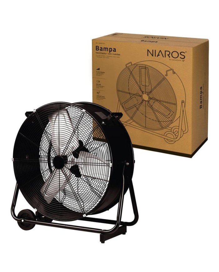 VENTILADOR DE SUELO GSC INDUSTRIAL CON RUEDAS 250W. 70CMS. 005000746