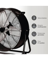 VENTILADOR DE SUELO GSC INDUSTRIAL CON RUEDAS 250W. 70CMS. 005000746