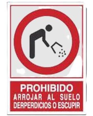 CARTEL 30X15 CMS. SIN SALIDA E-403