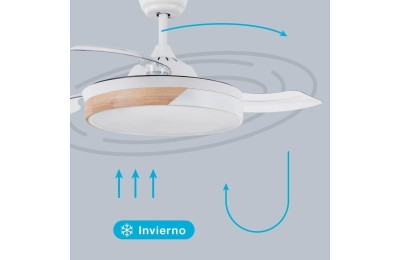 VENTILADOR TECHO 36W.107CM. BLANCO GSC