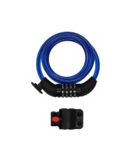 CABLE CANDADO ESPIRAL VOREL 10MMX1,2M COMBINACION