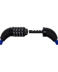 CABLE CANDADO ESPIRAL VOREL 10MMX1,2M COMBINACION