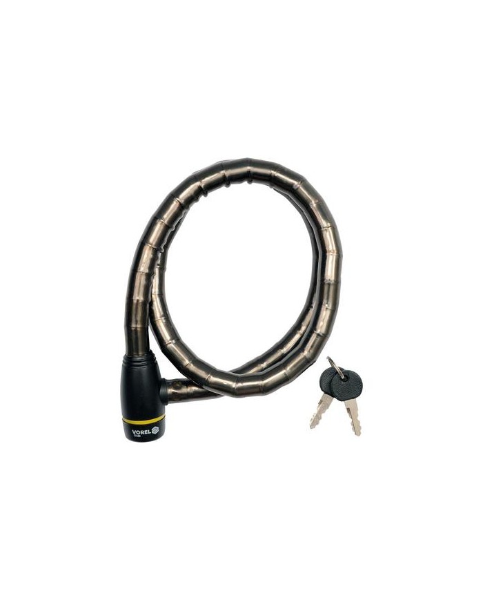 CABLE CANDADO ANTIROBO 18MMX100CM VOREL