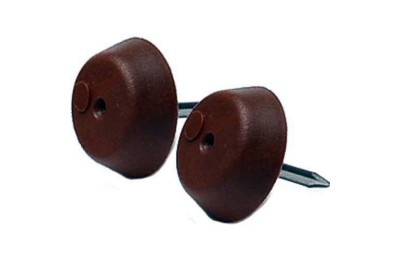 TOPE SILLA DESLIZANTE MARRON MICEL 15MM (100U)