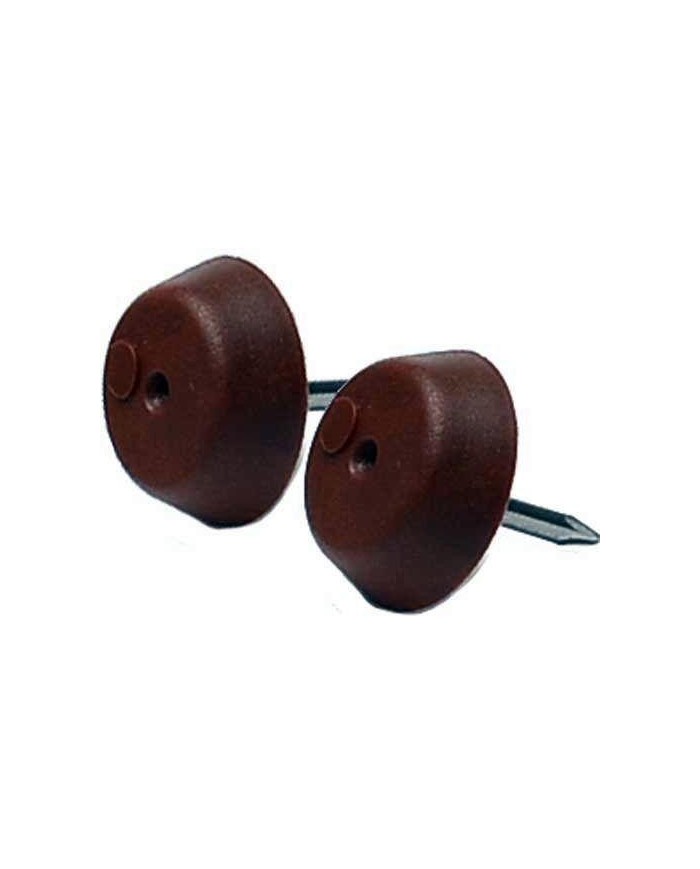 TOPE SILLA DESLIZANTE MICEL MARRON 15MM. (100U) 60504