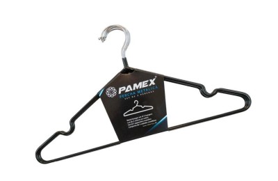 PERCHA METALICA NEGRA PAMEX (SET 5 UDS.)