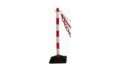 COLUMNA SEÑALIZACION DE PLASTICO 90CMS.