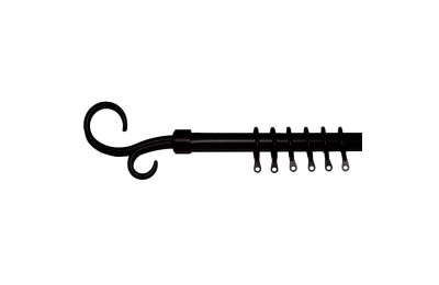 RIEL NEGRO METAL EXTENSIBLE...