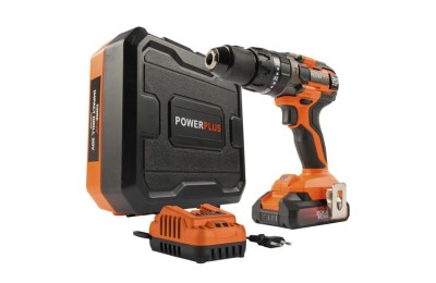 TALADRO PERCUTOR POWERPLUS 20V 1BAT.2Ah POWDPO1110