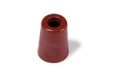 TOPE C/TORNILLO BRINOX MARRON 37X50MM.