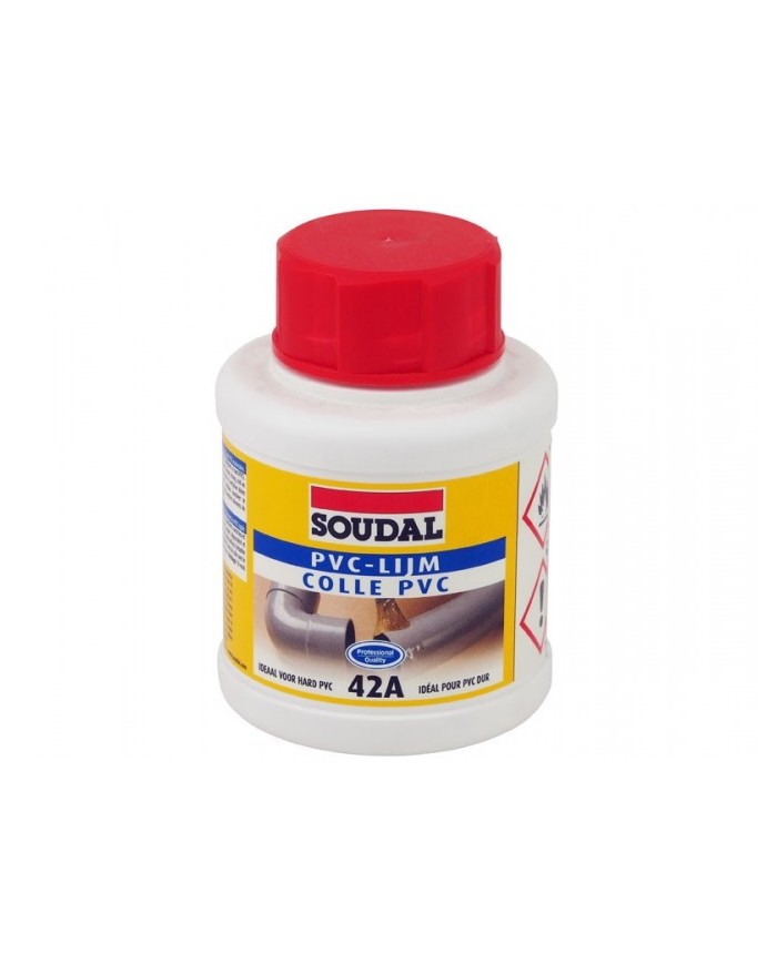 ADHESIVO SOUDAL PVC CON PINCEL 250ML.