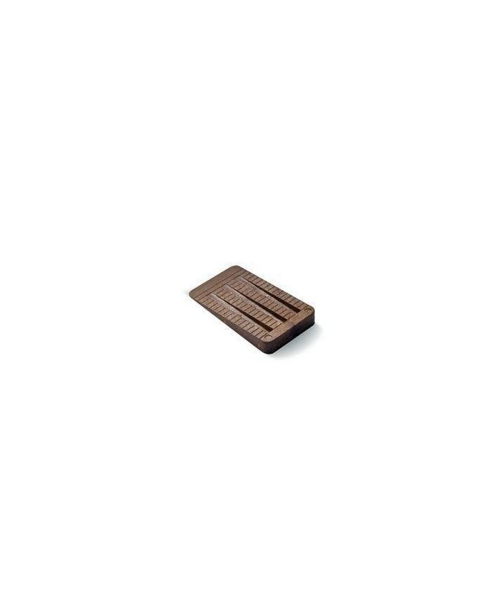 CUÑA BRINOX PLAST. MARRON (66X30X15MM)2U              B78510Z