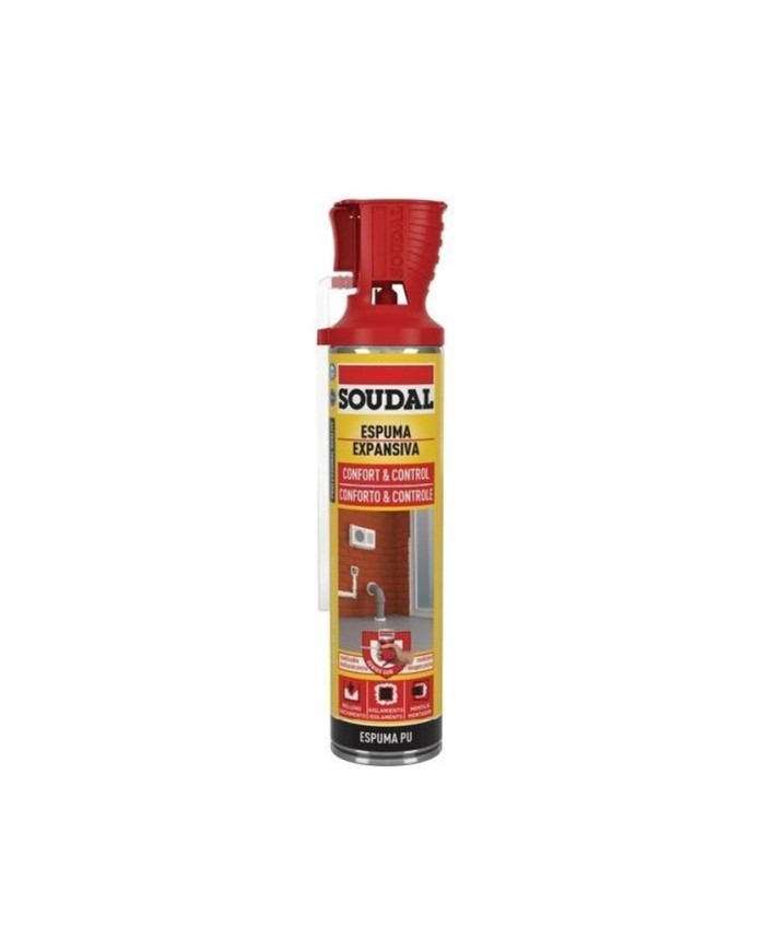 ESPUMA POLIURETANO SOUDAL 600ML. GENIUS
